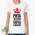 Женская футболка органик