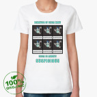 Женская футболка органик