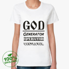 Женская футболка органик