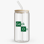 Банка с бамбуковой крышкой