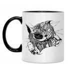 Кружка двухцветная