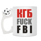 Кружка с футбольным мячиком