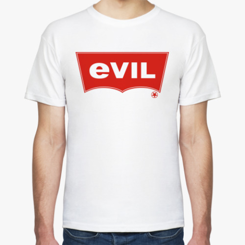 Футболка с принтом Evil