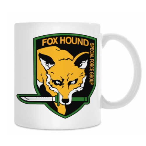 Кружка с принтом Diamond Dogs / Fox Hound