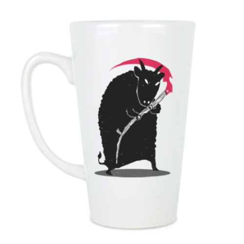 Чашка Латте с принтом Мрачный убийца