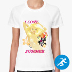 Женская спортивная футболка