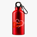 Металлическая бутылка 400 мл UV-DTF