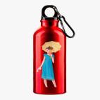 Металлическая бутылка 400 мл UV-DTF