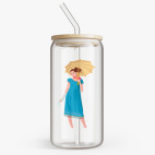 Банка с бамбуковой крышкой