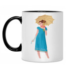 Кружка двухцветная