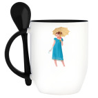 Кружка с ложкой