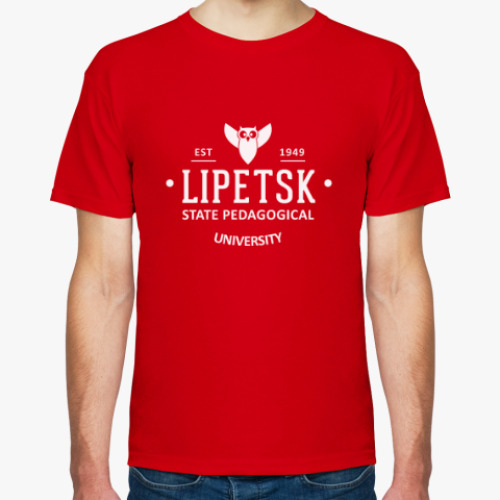 Футболка с принтом LSPU