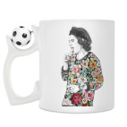 Кружка с футбольным мячиком