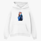 Толстовка худи оверсайз