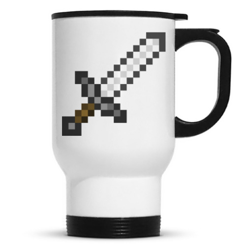 Кружка-термос с принтом Minecraft