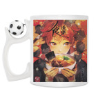 Кружка с футбольным мячиком