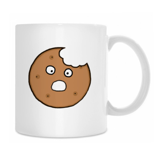 Кружка с принтом печенье