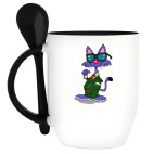 Кружка с ложкой