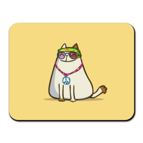 Коврик для мыши с принтом Пятничный Котик №17