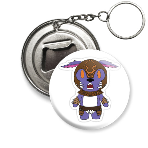 Брелок-открывашка с принтом Ursa