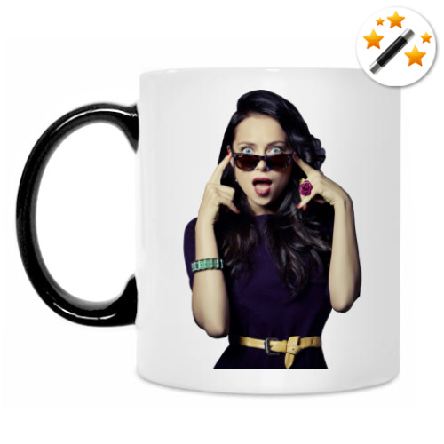 Кружка-хамелеон с принтом Настасья Самбурская