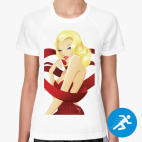 Женская спортивная футболка