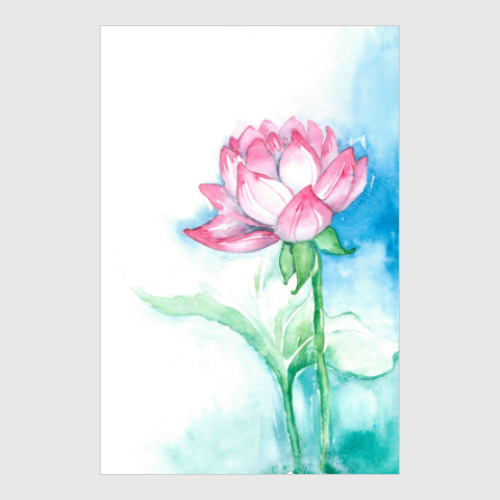 Постер с принтом Лотос