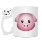 Кружка с футбольным мячиком