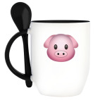 Кружка с ложкой