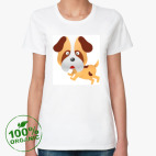 Женская футболка органик