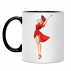 Кружка двухцветная