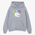 Толстовка худи оверсайз