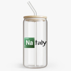 Банка с бамбуковой крышкой