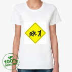 Женская футболка органик