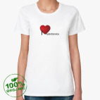 Женская футболка органик