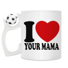 Кружка с футбольным мячиком