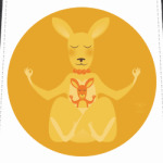 Animal Zen: K is for Kangaroo