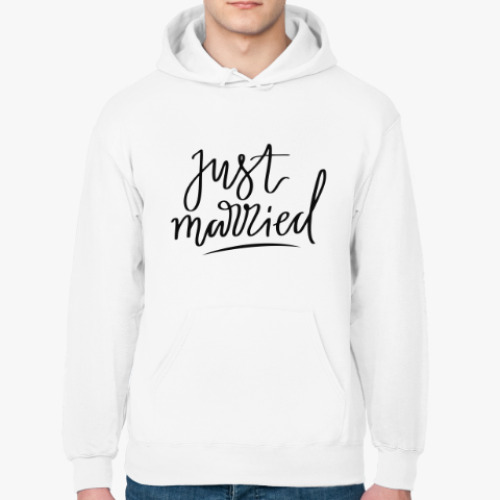 Толстовка худи с принтом Свадебная тематика