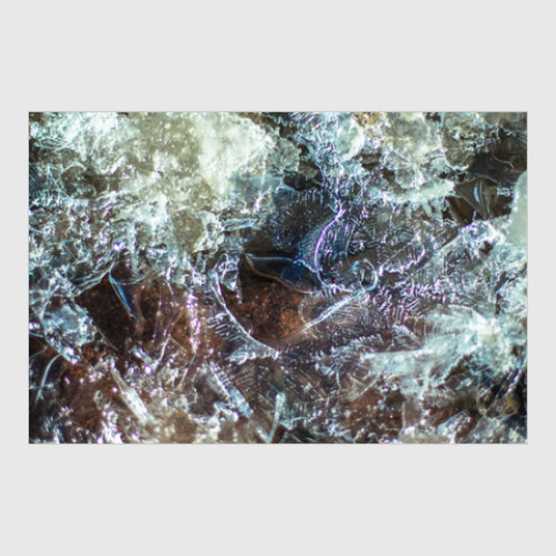 Постер с принтом Ледяные узоры