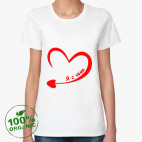 Женская футболка органик