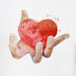 Сердце в руке, heart in hand