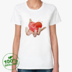 Женская футболка органик