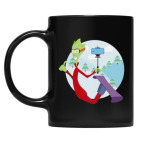 Кружка цветная UV-DTF