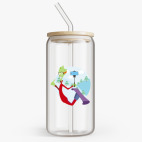 Банка с бамбуковой крышкой