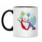 Кружка двухцветная