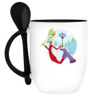 Кружка с ложкой