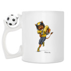 Кружка с футбольным мячиком