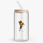 Банка с бамбуковой крышкой