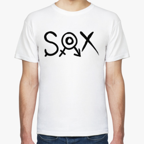 Футболка с принтом S.O.X.