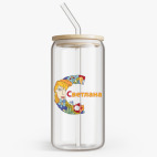 Банка с бамбуковой крышкой